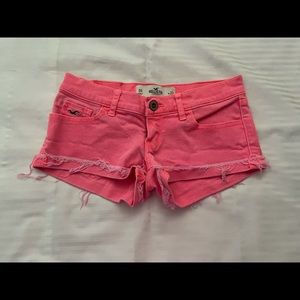 Hollister Low Rise Jean Shorts